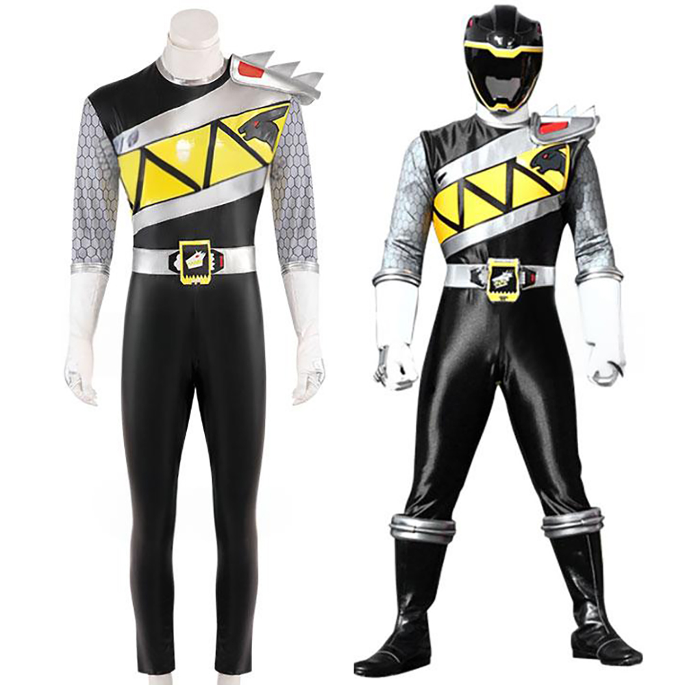 Power Rangers Dino Charge Dino Charge Black Ranger Cosplay Costume